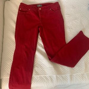 Chicos boot cut pants - red